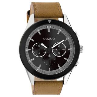 ΡΟΛΟΙ OOZOO  C10801 OOZOO Timepieces Brown Leather Strap