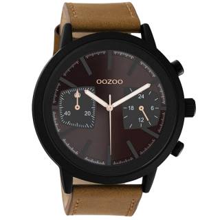 ΡΟΛΟΙ OOZOO  C10806 OOZOO Timepieces Brown Leather Strap