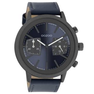 ΡΟΛΟΙ OOZOO  C10807 OOZOO Timepieces Blue Leather Strap