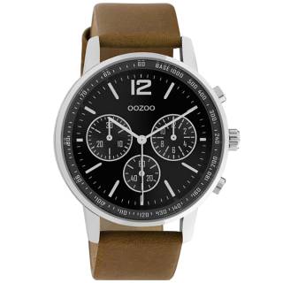 ΡΟΛΟΙ OOZOO  C10812 OOZOO Timepieces Brown Leather Strap