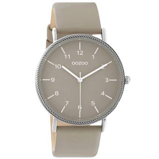 ΡΟΛΟΙ OOZOO  C10821 OOZOO Timepieces Grey Leather Strap