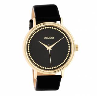 ΡΟΛΟΙ OOZOO  C10835 OOZOO Timepieces Black Leather Strap