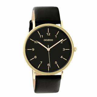 ΡΟΛΟΙ OOZOO  C10843 OOZOO Timepieces Black Leather Strap