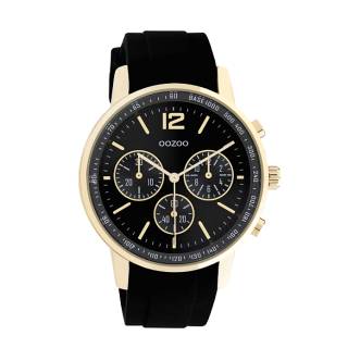 ΡΟΛΟΙ OOZOO  C10854 OOZOO Timepieces Black Rubber Strap