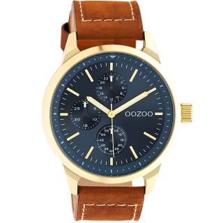 ΡΟΛΟΙ OOZOO  C10906 OOZOO Timepieces Brown Leather Strap