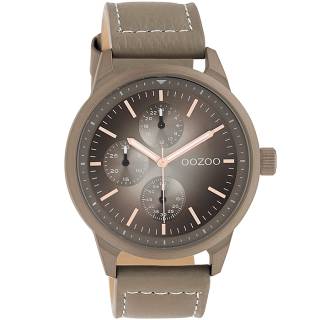 ΡΟΛΟΙ OOZOO  C10907 OOZOO Timepieces Brown Leather Strap