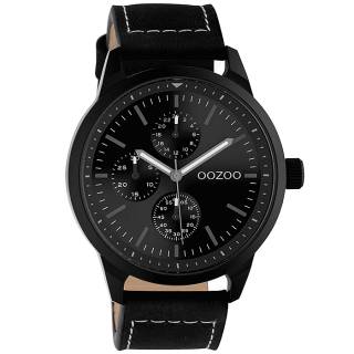 ΡΟΛΟΙ OOZOO  C10909 OOZOO Timepieces Black Leather Strap