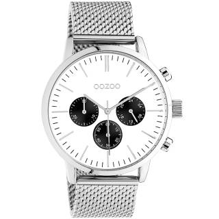 ΡΟΛΟΙ OOZOO  C10910 OOZOO Timepieces Silver Metallic Bracelet