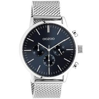 ΡΟΛΟΙ OOZOO  C10911 OOZOO Timepieces  Silver Metallic Bracelet