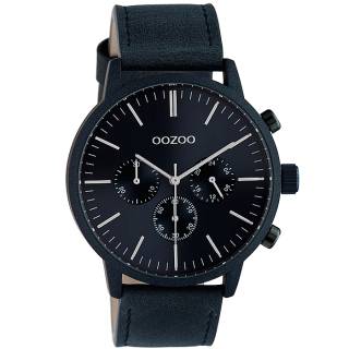 ΡΟΛΟΙ OOZOO  C10918 OOZOO Timepieces  Blue Leather Strap