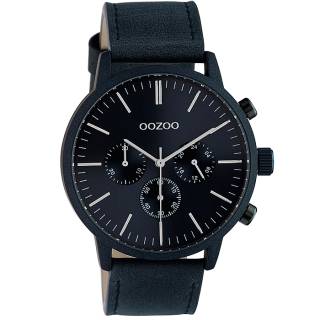 ΡΟΛΟΙ OOZOO  C10919 OOZOO Timepieces  Black Leather Strap