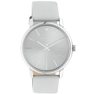 ΡΟΛΟΙ OOZOO  C10928 OOZOO Timepieces Grey Leather Strap