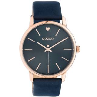 ΡΟΛΟΙ OOZOO  C10929 OOZOO Timepieces Blue Leather Strap