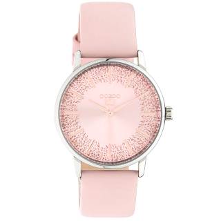 ΡΟΛΟΙ OOZOO  C10932 OOZOO Timepieces Pink Leather Strap