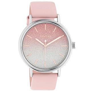 ΡΟΛΟΙ OOZOO  C10936 OOZOO Timepieces Pink Leather Strap