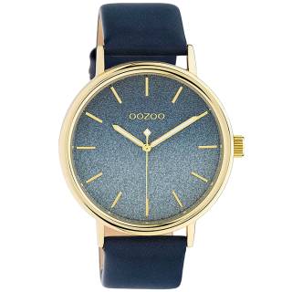 ΡΟΛΟΙ OOZOO  C10938 OOZOO Timepieces Blue Leather Strap