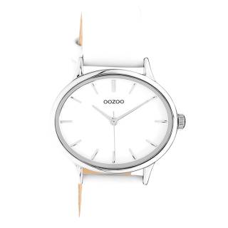 ΡΟΛΟΙ OOZOO  C10940 OOZOO Timepieces White Leather Strap