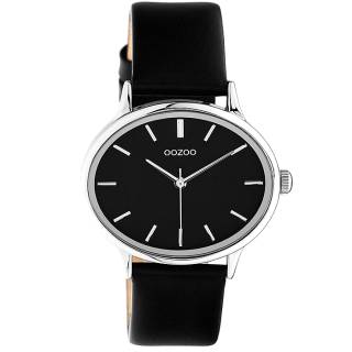 ΡΟΛΟΙ OOZOO  C10944 OOZOO Timepieces Black Leather Strap