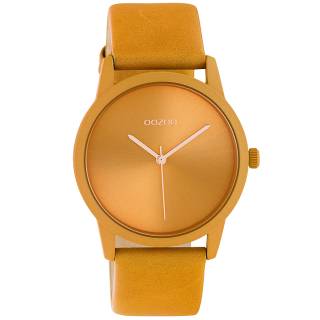 ΡΟΛΟΙ OOZOO  C10948 OOZOO Timepieces Orange Leather Strap