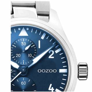 ΡΟΛΟΙ OOZOO C10955 OOZOO Timepieces Silver Stainless Steel Bracelet