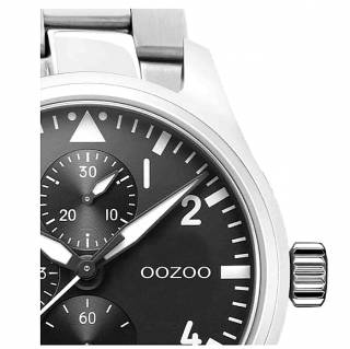 ΡΟΛΟΙ OOZOO C10956 OOZOO Timepieces Silver Stainless Steel Bracelet