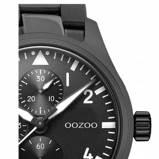 ΡΟΛΟΙ OOZOO C10957 OOZOO Timepieces Black Stainless Steel Bracelet