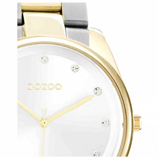 ΡΟΛΟΙ OOZOO C10960 OOZOO Timepieces Crystals Two Tone Stainless Steel Bracelet