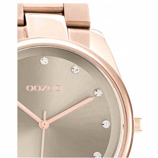 ΡΟΛΟΙ OOZOO C10963 OOZOO Timepieces Crystals Rose Gold Stainless Steel Bracelet