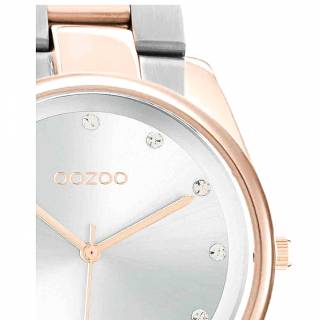 ΡΟΛΟΙ OOZOO C10964 OOZOO Timepieces Crystals Two Tone Stainless Steel Bracelet