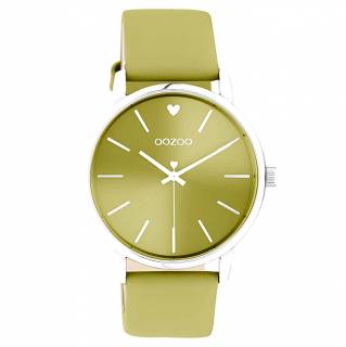 ΡΟΛΟΙ OOZOO  C10986 OOZOO Timepieces Olive Green Leather Strap