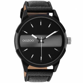 ΡΟΛΟΙ OOZOO  C11000 OOZOO Timepieces Black Leather Strap