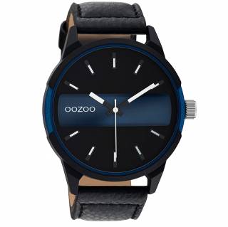 ΡΟΛΟΙ OOZOO  C11003 OOZOO Timepieces Black Leather Strap