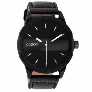 ΡΟΛΟΙ OOZOO C11004 OOZOO Timepieces Black Leather Strap