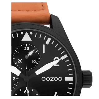 ΡΟΛΟΙ OOZOO C11007 OOZOO Timepieces Brown Synthetic Strap