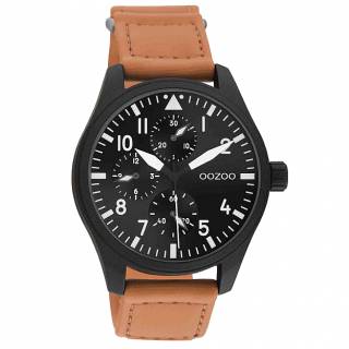 ΡΟΛΟΙ OOZOO C11007 OOZOO Timepieces Brown Synthetic Strap