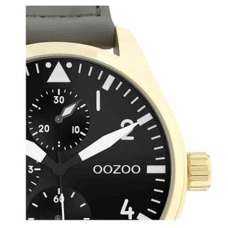 ΡΟΛΟΙ OOZOO C11008 OOZOO Timepieces Khaki Synthetic Strap