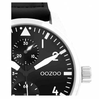 ΡΟΛΟΙ OOZOO C11009 OOZOO Timepieces Black Synthetic Strap