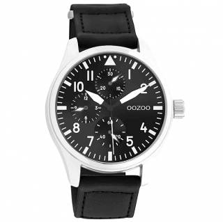 ΡΟΛΟΙ OOZOO C11009 OOZOO Timepieces Black Synthetic Strap