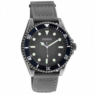 ΡΟΛΟΙ OOZOO C11011 OOZOO Timepieces Grey Synthetic Strap