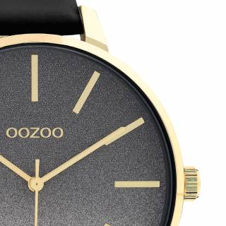 ΡΟΛΟΙ OOZOO C11034 OOZOO Timepieces Black Leather Strap