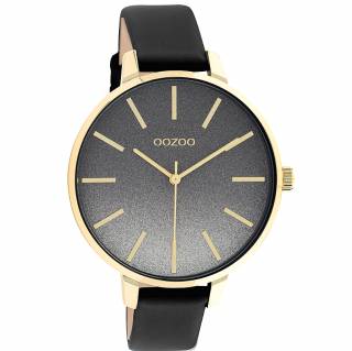 ΡΟΛΟΙ OOZOO C11034 OOZOO Timepieces Black Leather Strap