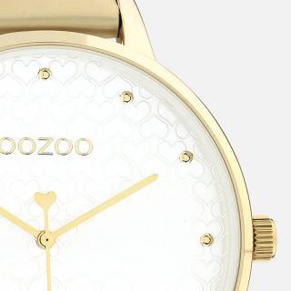 ΡΟΛΟΙ OOZOO C11035 OOZOO Timepieces Gold Leather Strap