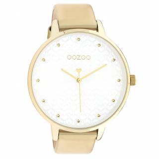 ΡΟΛΟΙ OOZOO C11035 OOZOO Timepieces Gold Leather Strap