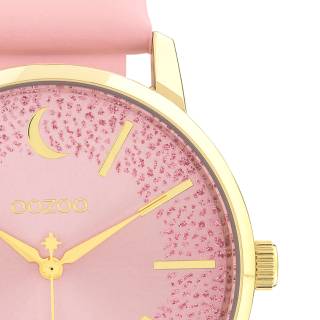 ΡΟΛΟΙ OOZOO C11042 OOZOO Timepieces Pink Leather Strap