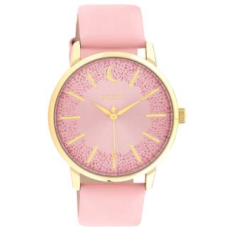 ΡΟΛΟΙ OOZOO C11042 OOZOO Timepieces Pink Leather Strap