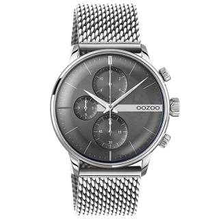 ΡΟΛΟΙ OOZOO  C11101 OOZOO Timepieces Silver Metallic Bracelet