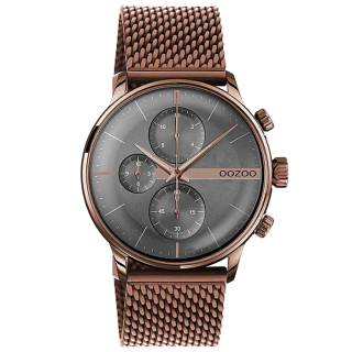 ΡΟΛΟΙ OOZOO  C11103 OOZOO Timepieces Brown Metallic Bracelet