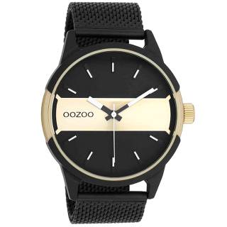 ΡΟΛΟΙ OOZOO C11108 OOZOO Timepieces Black Metallic Bracelet