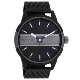 ΡΟΛΟΙ OOZOO C11109 OOZOO Timepieces Black Metallic Bracelet