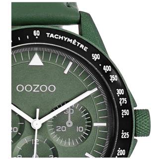 ΡΟΛΟΙ OOZOO  C11111 OOZOO Timepieces Green Leather Strap